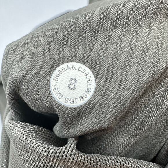 Lululemon Beyond The Studio Crop Pants Womens 8 Grey Sage Comfort Active Casual - Picture 8 of 13